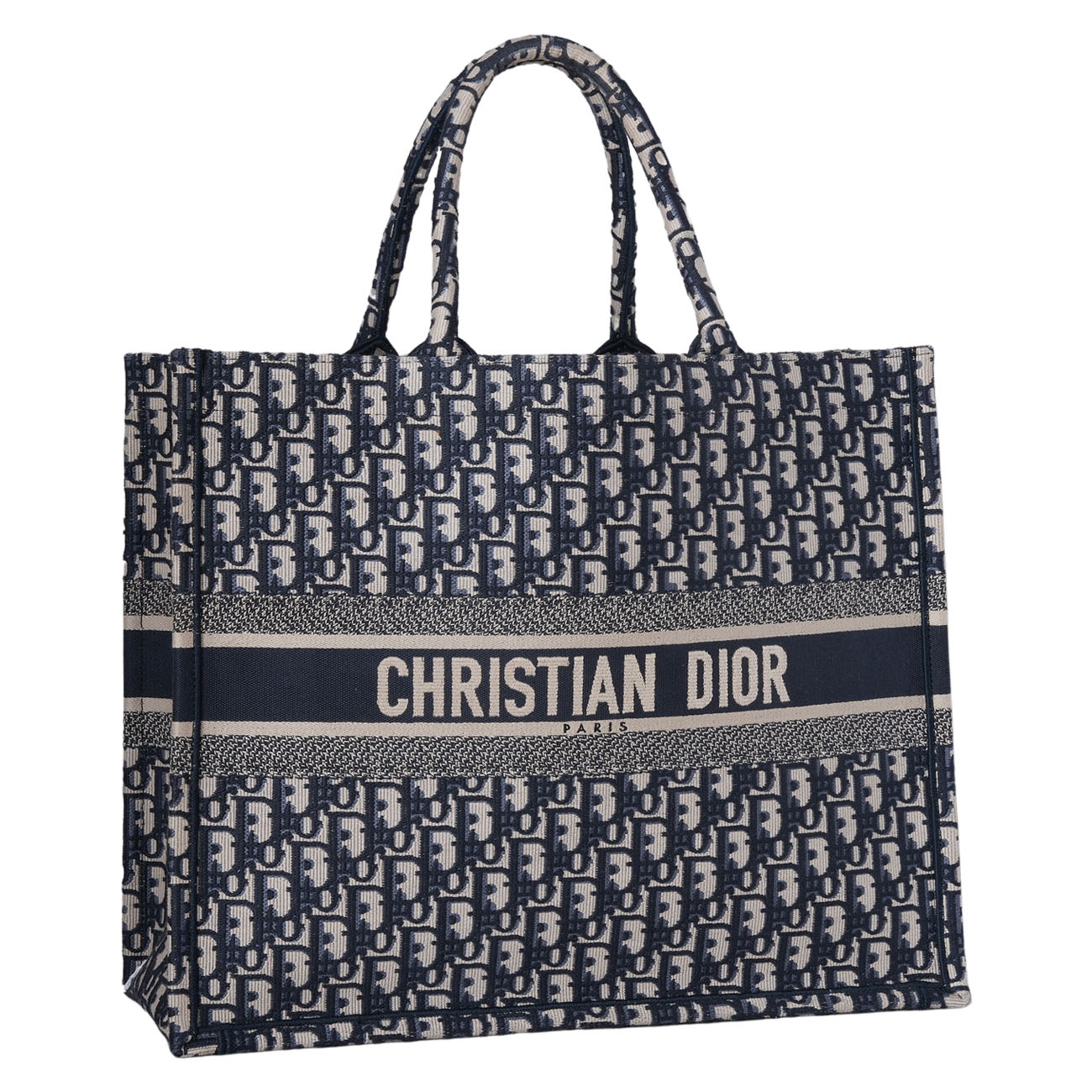 CHRISTIAN DIOR(USED)크리스찬디올 오블리크 북토트 라지백